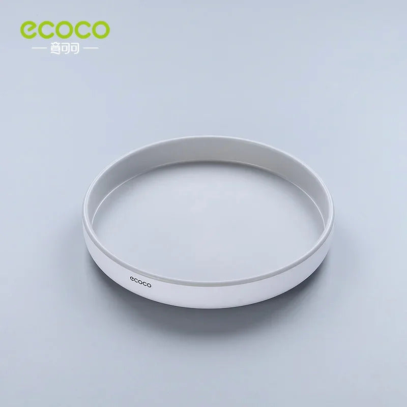 Ecoco 360 Rotating Tray Spice Rack Kitchen Organizer Turntable Seasoning Storage Shelf Lazy Susan
