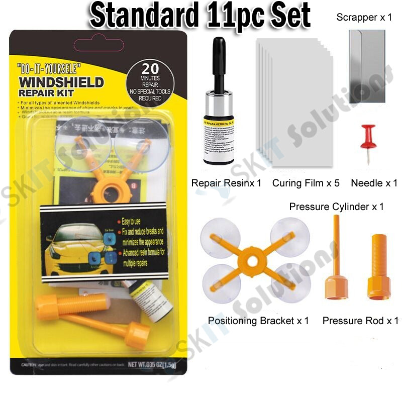 Car Windshield Glass Crack Repair Kit Nano Fluid Resin DIY Cracked Window Automotive Accessory Tool
