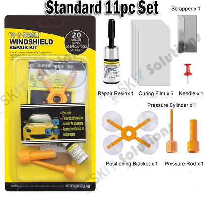 Car Windshield Glass Crack Repair Kit Nano Fluid Resin DIY Cracked Window Automotive Accessory Tool