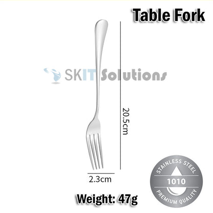 Stainless Steel Cutlery Set Fork Spoon Knife Chopsticks Soup Spoon Tea Spoon Kitchen Utensils Gift