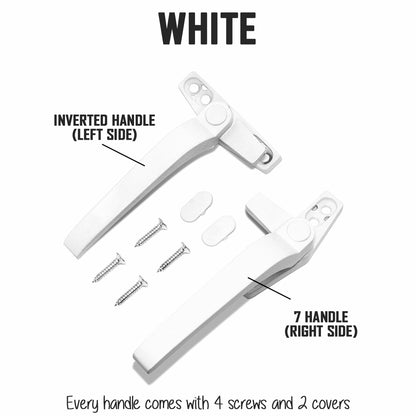 Aluminium Casement Window Lock Handle - DIY Lever Replacement for HDB Home