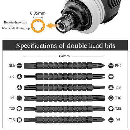 13in1 Ratchet Precision Screwdriver Set Magnetic Telescopic Labor Saving Multifunction Screw Driver CRV Mini Repair Tool