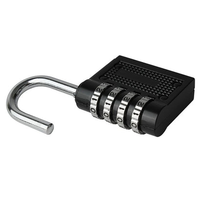 4-Digit Combination Padlock Number Code Lock Resettable Security Lock Gym Locker Luggage Gate Door