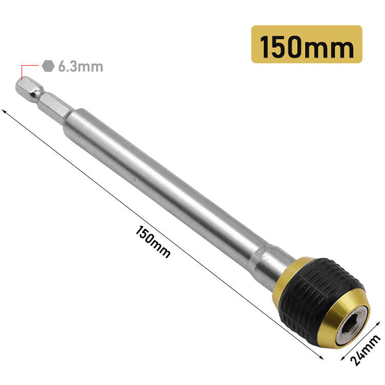 Pop Up Quick Coupling Release Converter Self-locking Hexagonal Handle Drill Screw Driver Power Tool