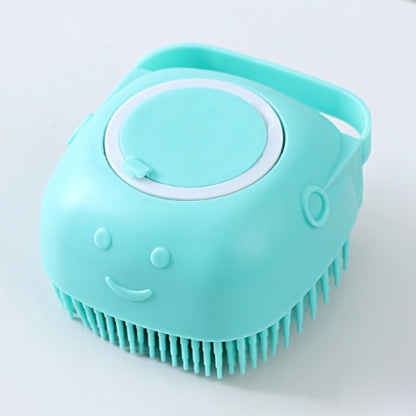 2-in-1 Pet Shampoo Massage Brush with 60ml Dispenser