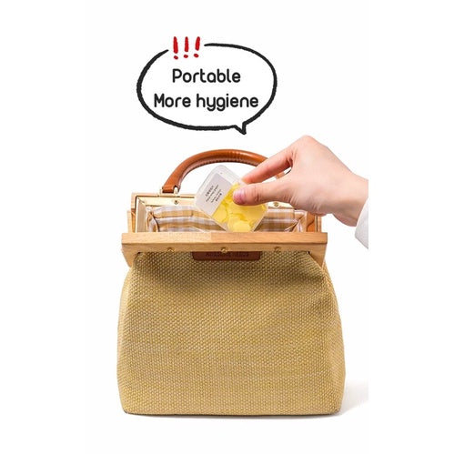 Portable Petal Soap Paper Travel Essential Hand Wash Disposable Antibacterial Flower Soap Sheet Gift