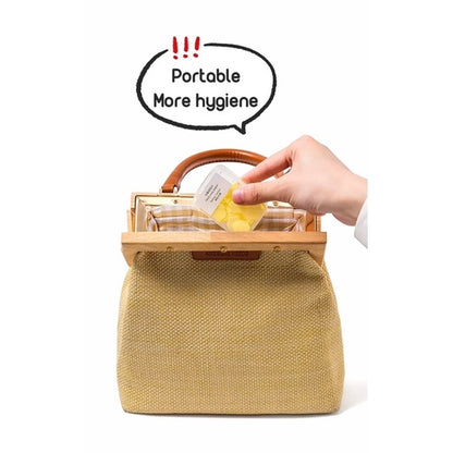 Portable Petal Soap Paper Travel Essential Hand Wash Disposable Antibacterial Flower Soap Sheet Gift