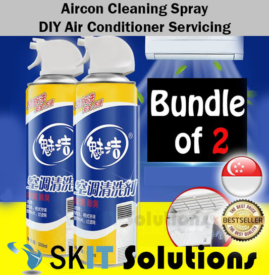Pack of 2 / 4 Aircon Cleaning Servicing Spray Air Conditioner Clean Tool Foam Cleaner Sprayer