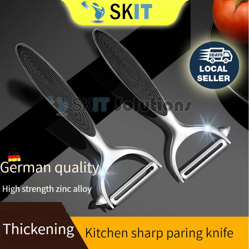 2In1 Stainless Steel Vegetable Fruit Potato Peeler Slicer Multifunctional Cutter Sharp Kitchen Tool