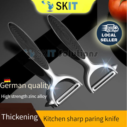 2In1 Stainless Steel Vegetable Fruit Potato Peeler Slicer Multifunctional Cutter Sharp Kitchen Tool