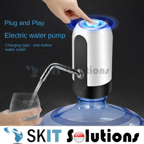 Electric Water Dispenser Drinking Bottle Switch Smart Wireless Automatic Auto Pump USB Charge for Kitchen Office Outdoor