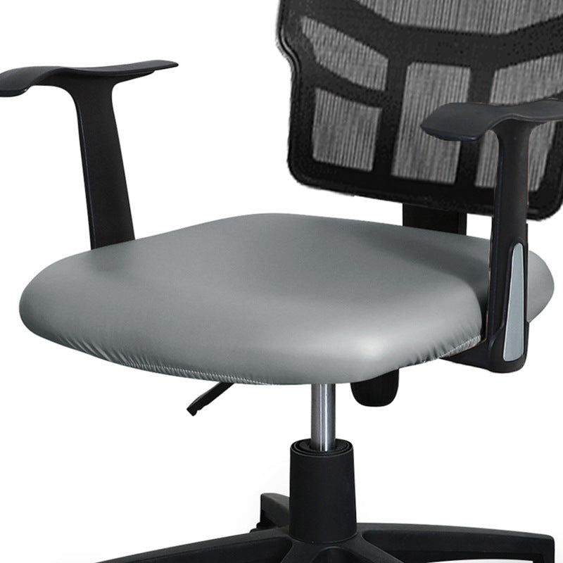 Waterproof Office Chair Seat Cover PU Leather Chair Seat Cover Elastic Computer Chair Seat Cover