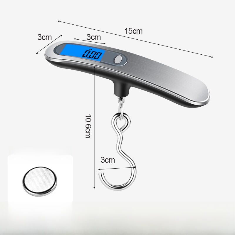 Portable Digital Luggage Scale 50kg 110lb with Belt or Hook Handheld Hanging Travel Bag Weight Scale