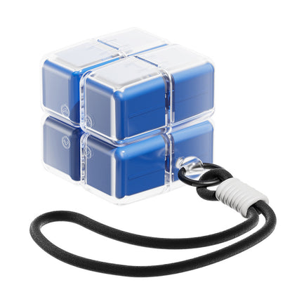 Portable Magnetic 8 Compartment Pill Organizer Case Waterproof Medicine Storage Box with Lanyard