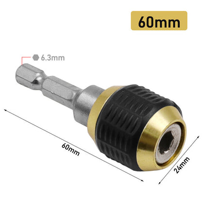 Pop Up Quick Coupling Release Converter Self-locking Hexagonal Handle Drill Screw Driver Power Tool