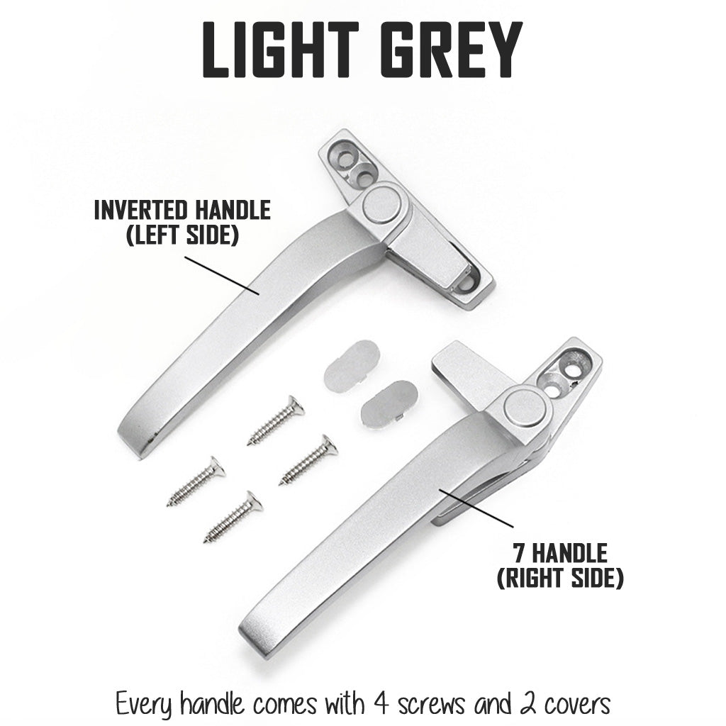 Aluminium Casement Window Lock Handle - DIY Lever Replacement for HDB Home