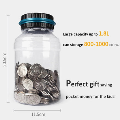 SGD Electronics Coins Deposit Piggy Bank Digital LCD Coins Counting Jar Singapore Dollar Money Box