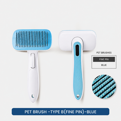 Self-Cleaning Pet Grooming Brush for Cats & Dogs