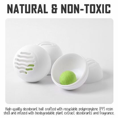 6/10pc Shoe Deodorant Ball Non-Toxic Sneaker Foot Care Air Freshener Perfume Fragrance Closet Wardrobe