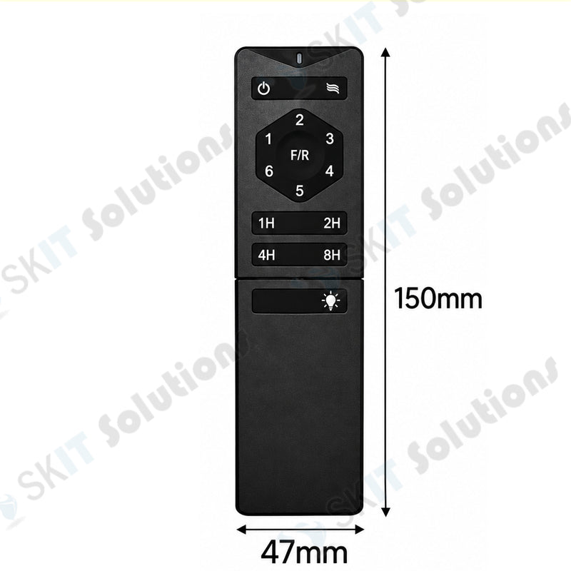 DC Ceiling Fan Remote Control Kit with Receiver 6 Speed for DC Motor B-Star F-Star Heli Galaxy RITO
