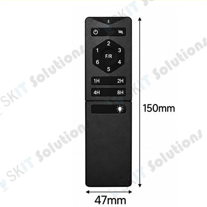 DC Ceiling Fan Remote Control Kit with Receiver 6 Speed for DC Motor B-Star F-Star Heli Galaxy RITO