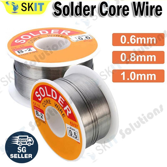 Tin Lead Rosin Core Soldering Solder Iron Wire Flux Reel 0.6/0.8/1MM 2.0% Welding Tool Repair PCB