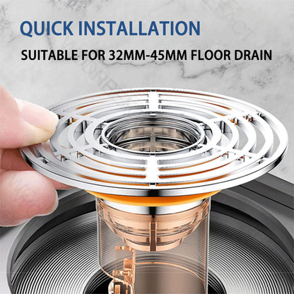 Universal Floor Drain Core Anti Odor Anti Insect Drainage Filter Sewer Pipe Plug for 32-45MM Hole