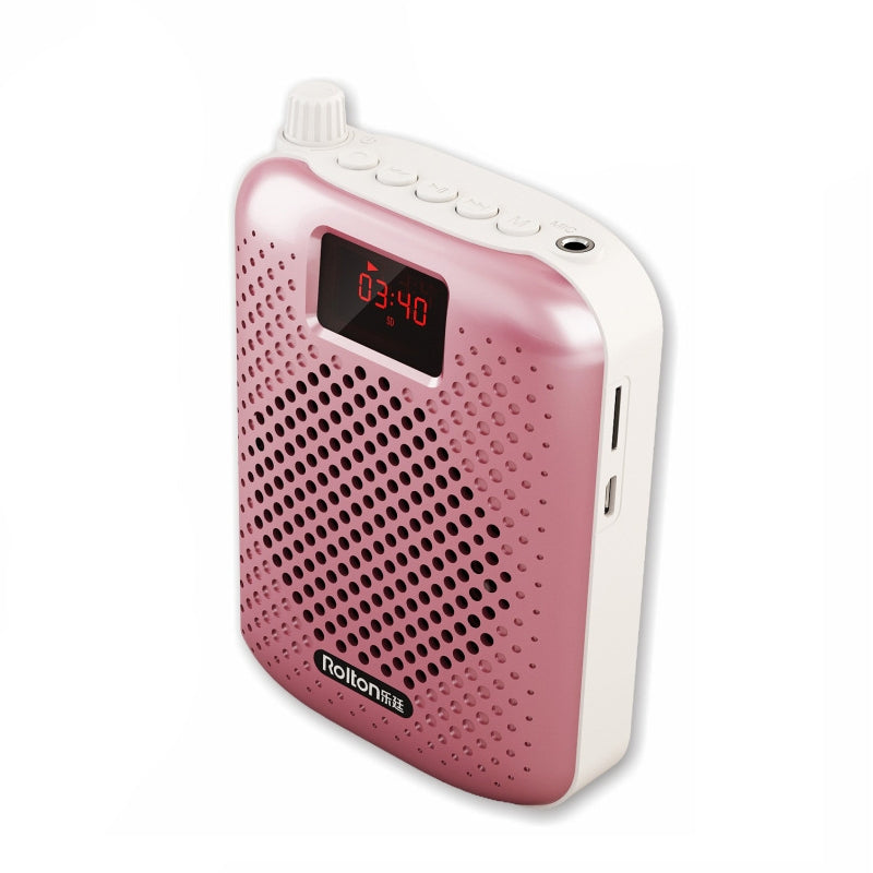Rolton K500 Mini Bluetooth Loudspeaker Voice Amplifier w/ Mic USB MicroSD Portable Teaching Speaker