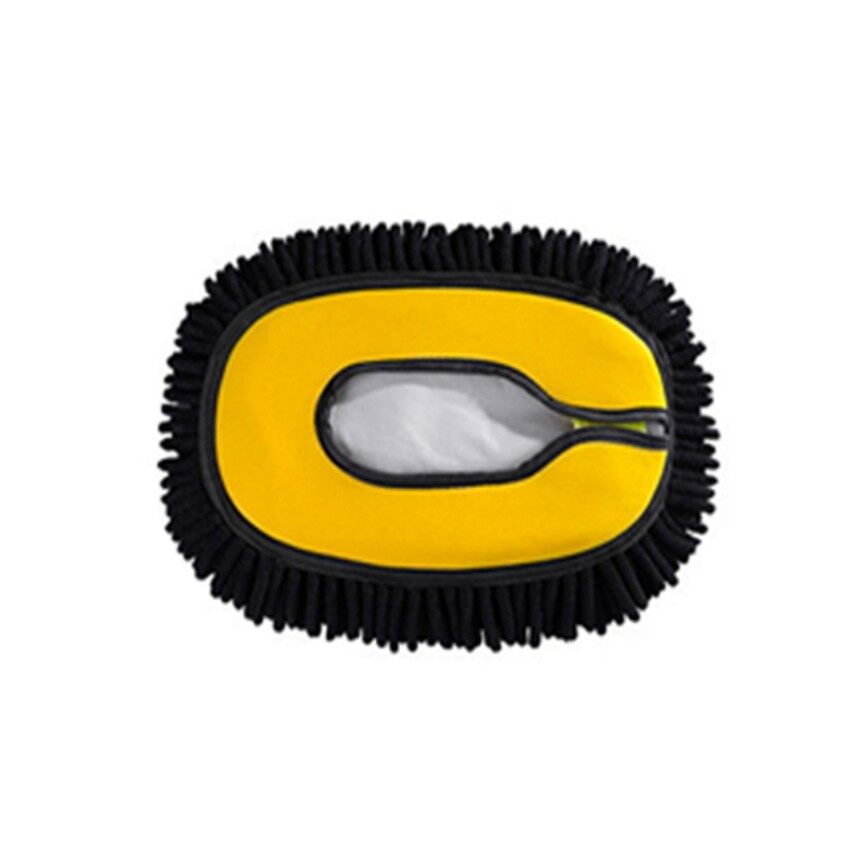 2-In-1 Car Cleaning Brush Telescoping Long Handle Mop Chenille Microfiber Broom Pole Car Wash Tool