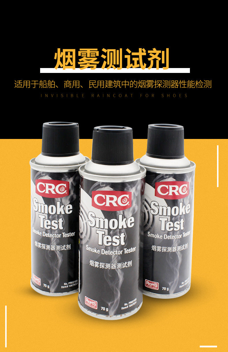 CRC Smoke Detector Tester Aerosol Spray 70g Smoke Alarm Test Spray Residue Free