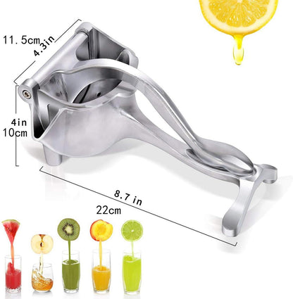Hand Press Juicer Lemon Squeezer Aluminium Steel Alloy Juice Manual Pressed Extractor Orange Citrus Lime Fruit Presser