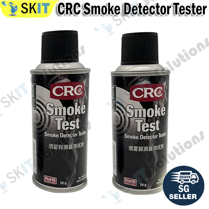 CRC Smoke Detector Tester Aerosol Spray 70g Smoke Alarm Test Spray Residue Free