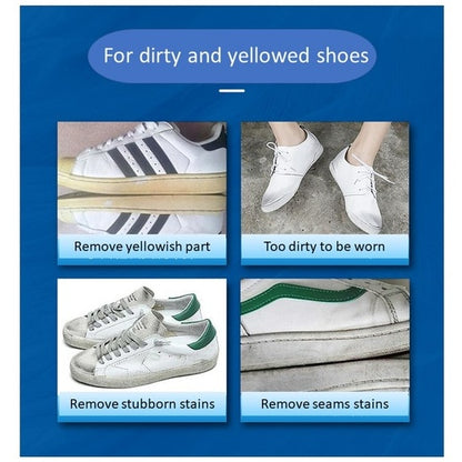 Multi-Function White Shoe Foam Cleaner Handy Shoes Spray 200ml White Sneaker Shoe Dirt Stain Spray Cleaner No Washing