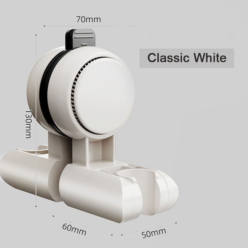 Adjustable Shower Head Suction Cup Holder Showerhead Bracket No Drill FREE Wall Mount Bathroom Bidet
