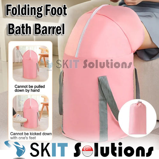 Deeper Collapsible Foldable Pail Folding Water Bucket Basin Portable Foot SPA Bath Soak Basin Washing Tub Sink Soaking