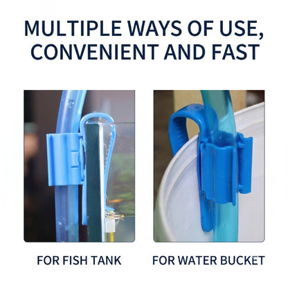 Aquarium Tube Holder Pail Clip Water Change Hose Pipe Clamp Filter Hose Holder Fish Tank Clip