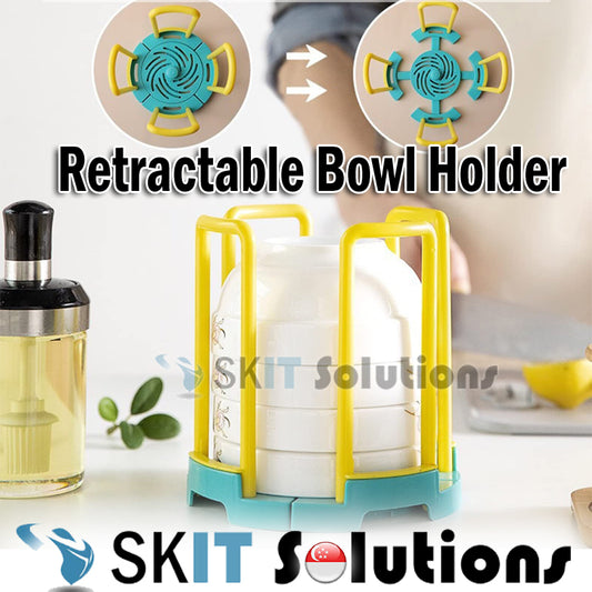Kitchen Retractable Desktop Bowl Holder Organizer Drain Water Cup Drainer Shelf Cabinet Dishes Rack Plate StorageTool