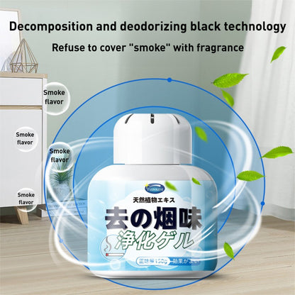 Smoke Smell Odour Remover Gel 150g Air Purifier Indoor Secondhand Smoke Removal Eliminator Deodorant