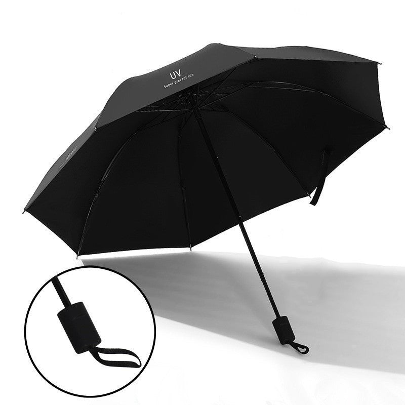 Automatic Foldable Umbrella Auto Open Close UV Protection Windproof 8 Rib Rain Auto Folding Umbrella