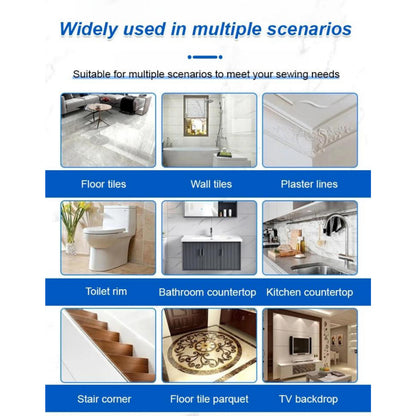 150ML Silicone Sealant FREE 10 Gifts Tile Grout Repair Kit Waterproof Anti Fungal Mould Proof White