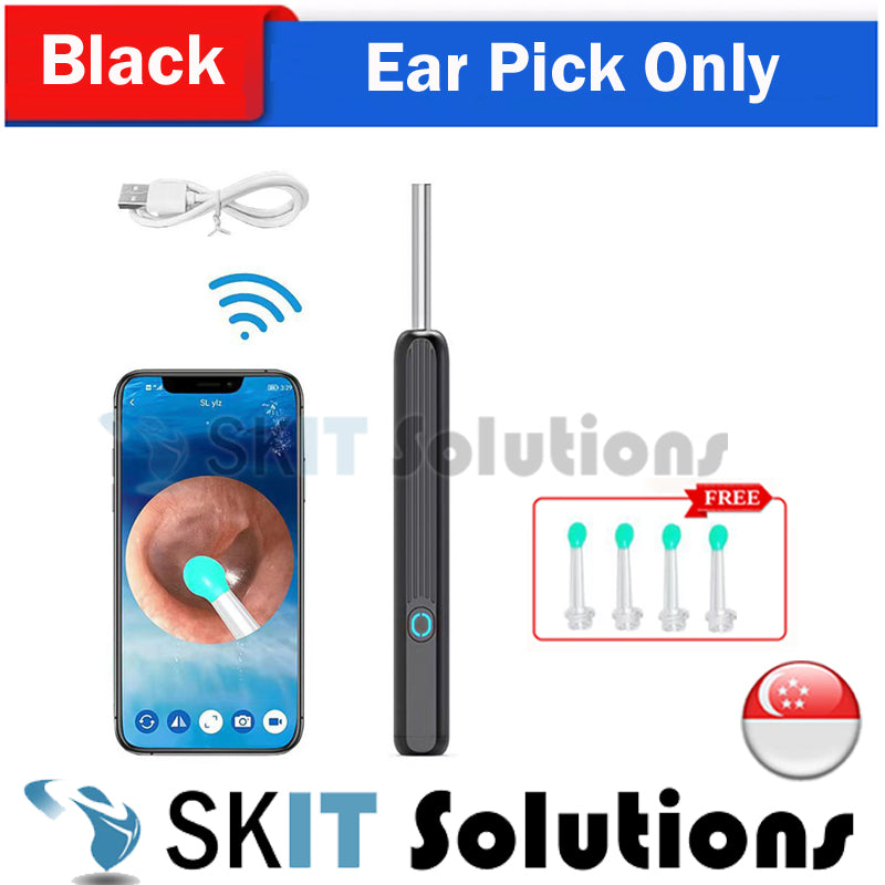 Wireless Ear Wax Removal Cleaner Intelligent Visual Ear Spoon Camera HD Video Otoscope Earwax Cleaning Endoscope Earpick