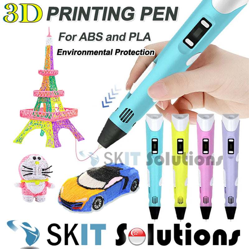 3D Printing Drawing Graffiti Painting Pen Digital Display PLA Filament Creative DIY Gift Kids Children