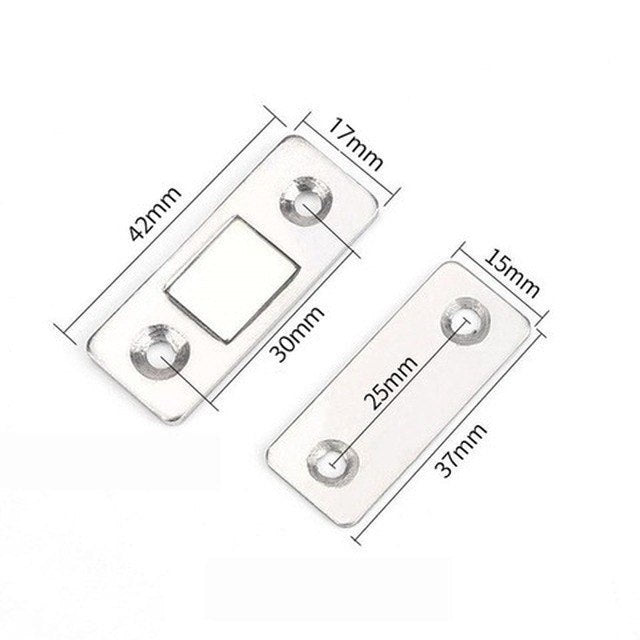 Cabinet Drawer Magnetic Door Closer Latch Strong Magnet Cupboard Wardrobe Closet Sliding Catch Stopper No Drilling Hole