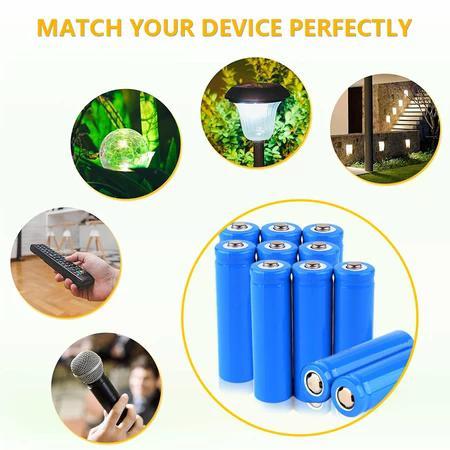 18650 3.7V 5800mAh High Capacity Rechargeable Battery For LED Light Flashlight Laser Pen USB Fan