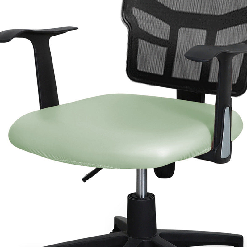 Waterproof Office Chair Seat Cover PU Leather Chair Seat Cover Elastic Computer Chair Seat Cover