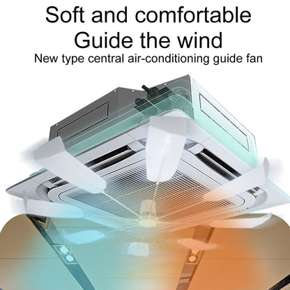 Air Conditioning Wind Deflector Anti Direct Blowing Ceiling Central Cassette Vent Aircon Guide Fan