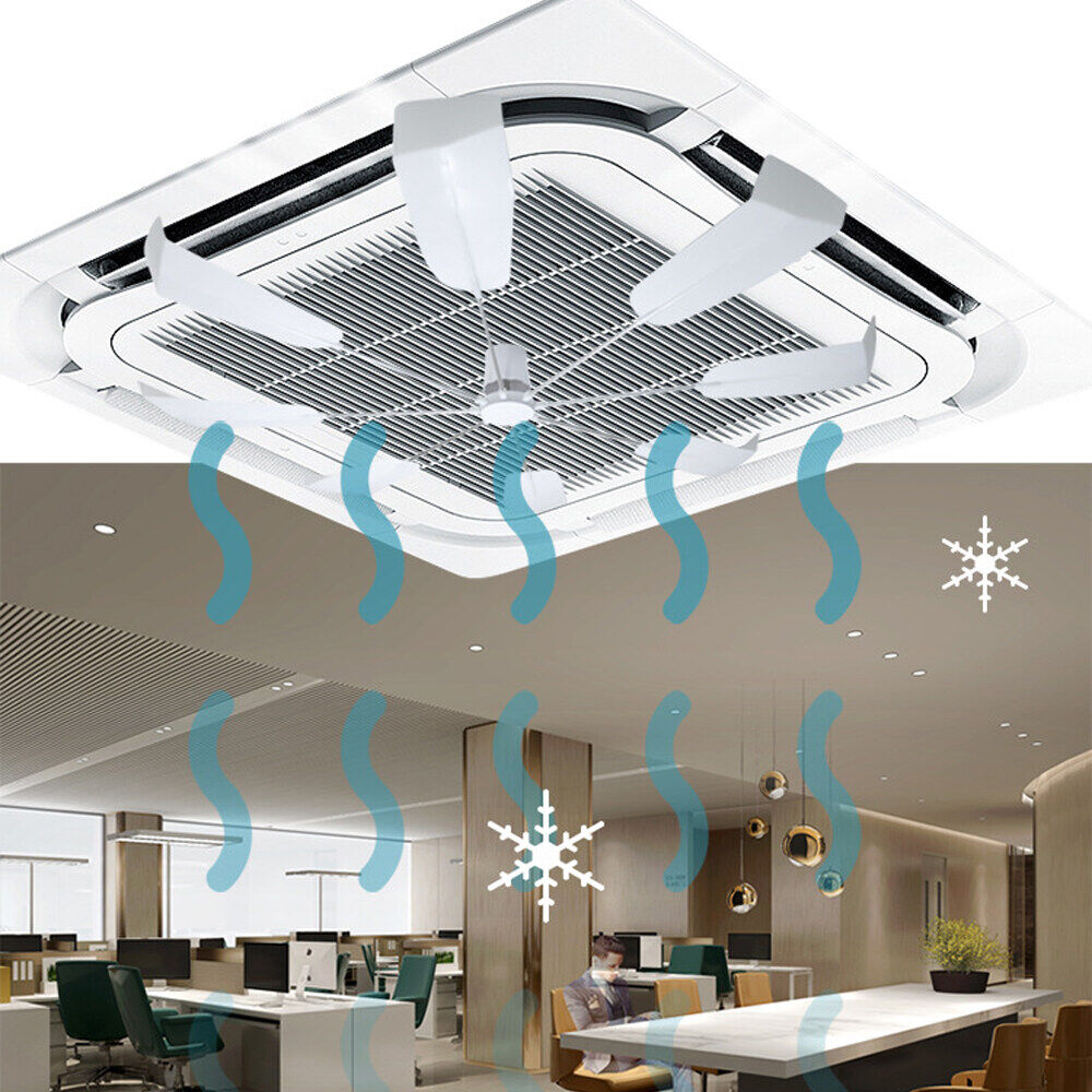 Air Conditioning Wind Deflector Anti Direct Blowing Ceiling Central Cassette Vent Aircon Guide Fan