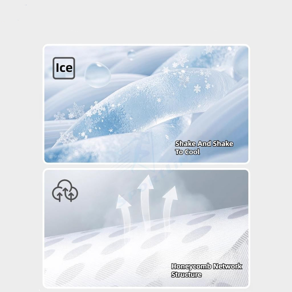 Summer Ice Silk Cooling Towel Quick Dry Sports Towel Wipe Sweat Gym Running Fitness Outdoor Travel