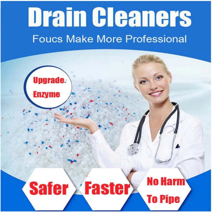 Hannah POWERFUL Sink and Drain Cleaner Powder Declogger Kitchen Dredging Agent Toilet Pipe Decontamination Anti Blocking