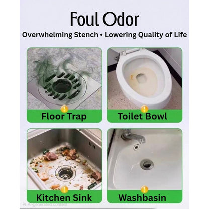 Drain Fly Killer Odor Eliminator Pods Bead Kitchen Bathroom Sink Sewe Drain Pipe Cleaner Dissolvable